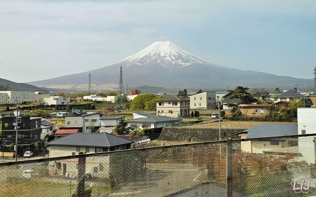 Im Bus auf dem Weg nach Kawaguchiko